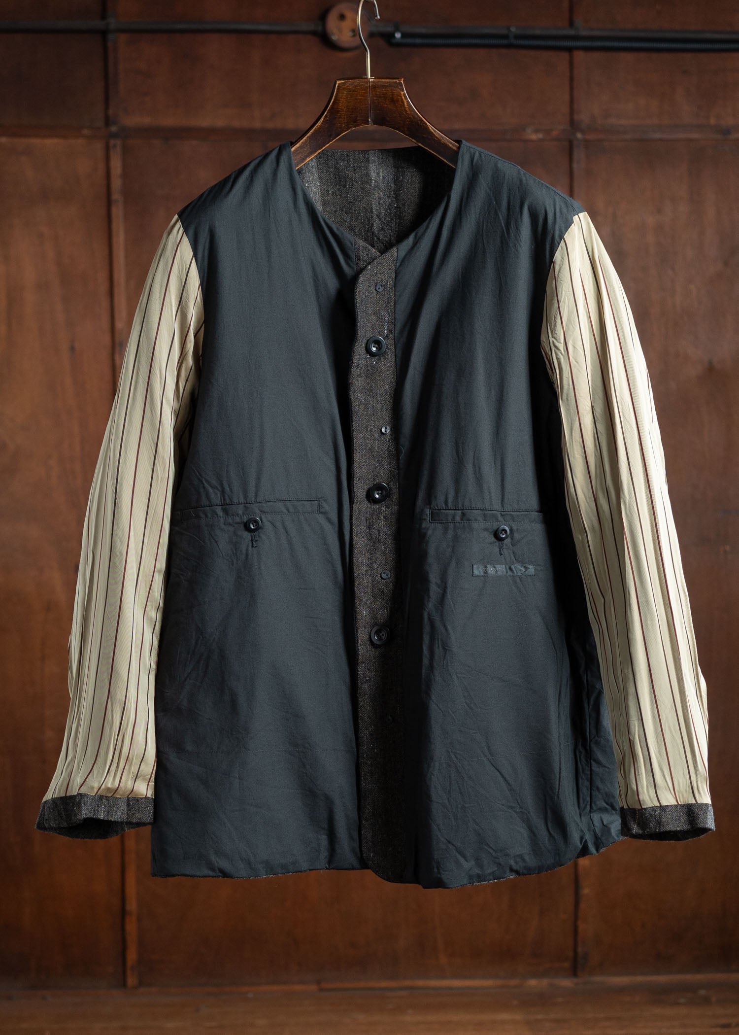 KLASICA Verk  Reversible Collar Less Blouson