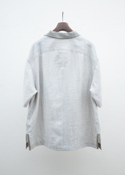 ZIGGY CHEN COLLAGED POCKET SHORT SLEEVE SHIRT