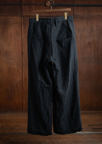 KLASICA Lindbergh Ii - Hb Side Tuck Wide Straight Trousers