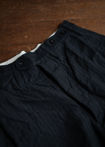 KLASICA Lindbergh Ii - Hb Side Tuck Wide Straight Trousers