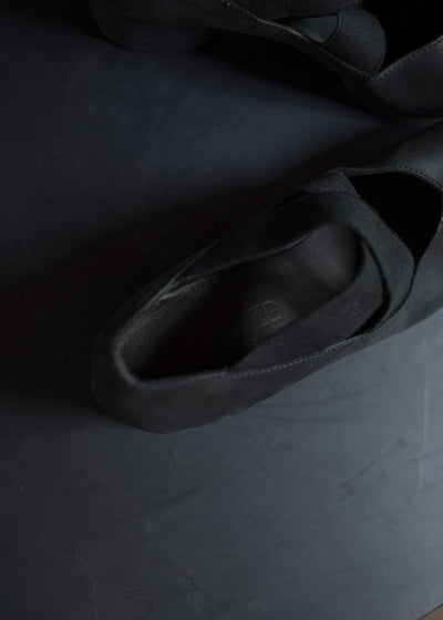 UMA WANG S5/M/US9101 HIGH BALLET SHOES black