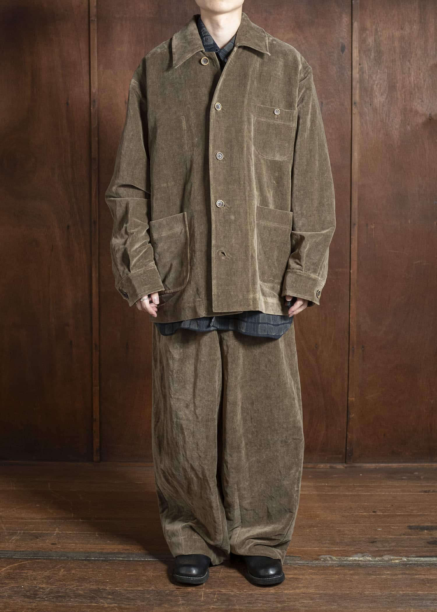 UMA WANG UM6557 JINN JKT uw240 - mustard