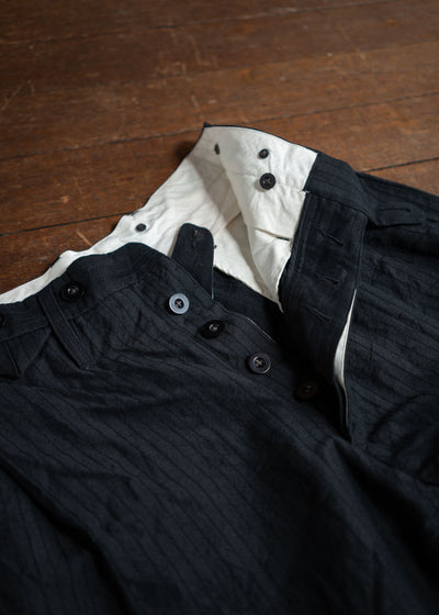 KLASICA Lindbergh Ii - Hb Side Tuck Wide Straight Trousers