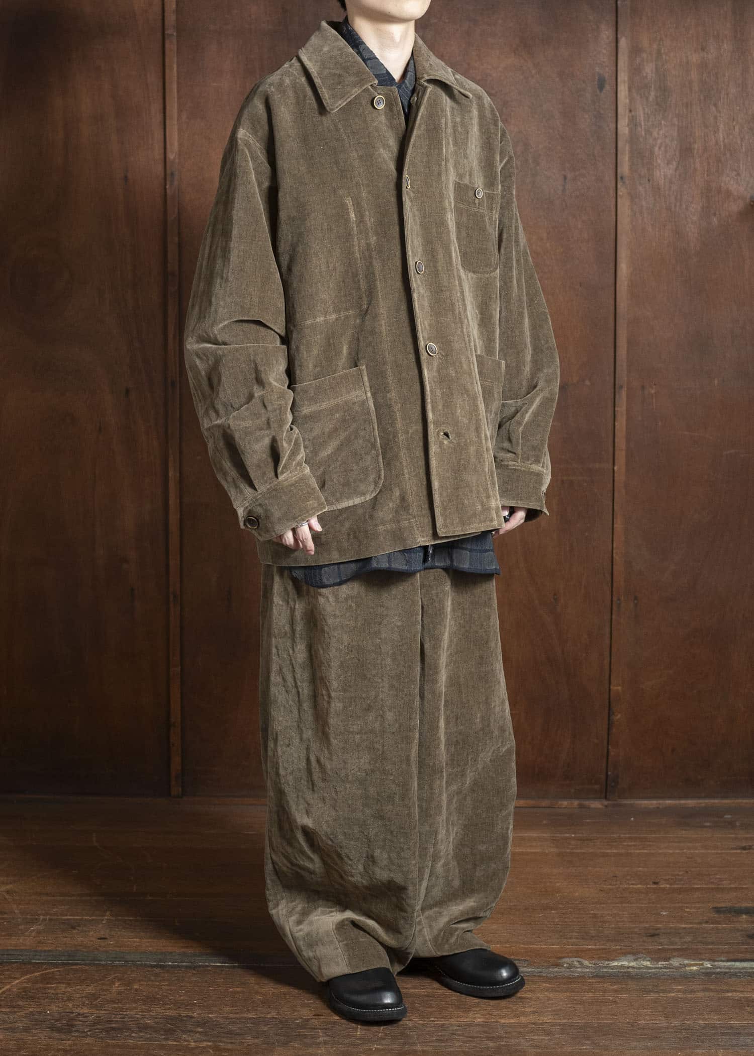 UMA WANG UM6557 JINN JKT uw240 - mustard