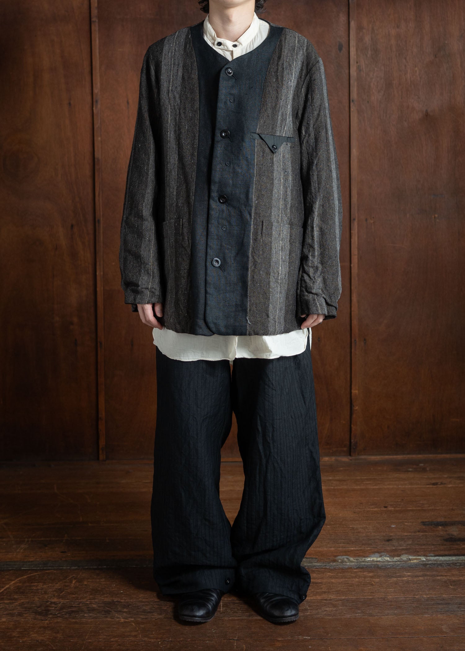 KLASICA Verk  Reversible Collar Less Blouson