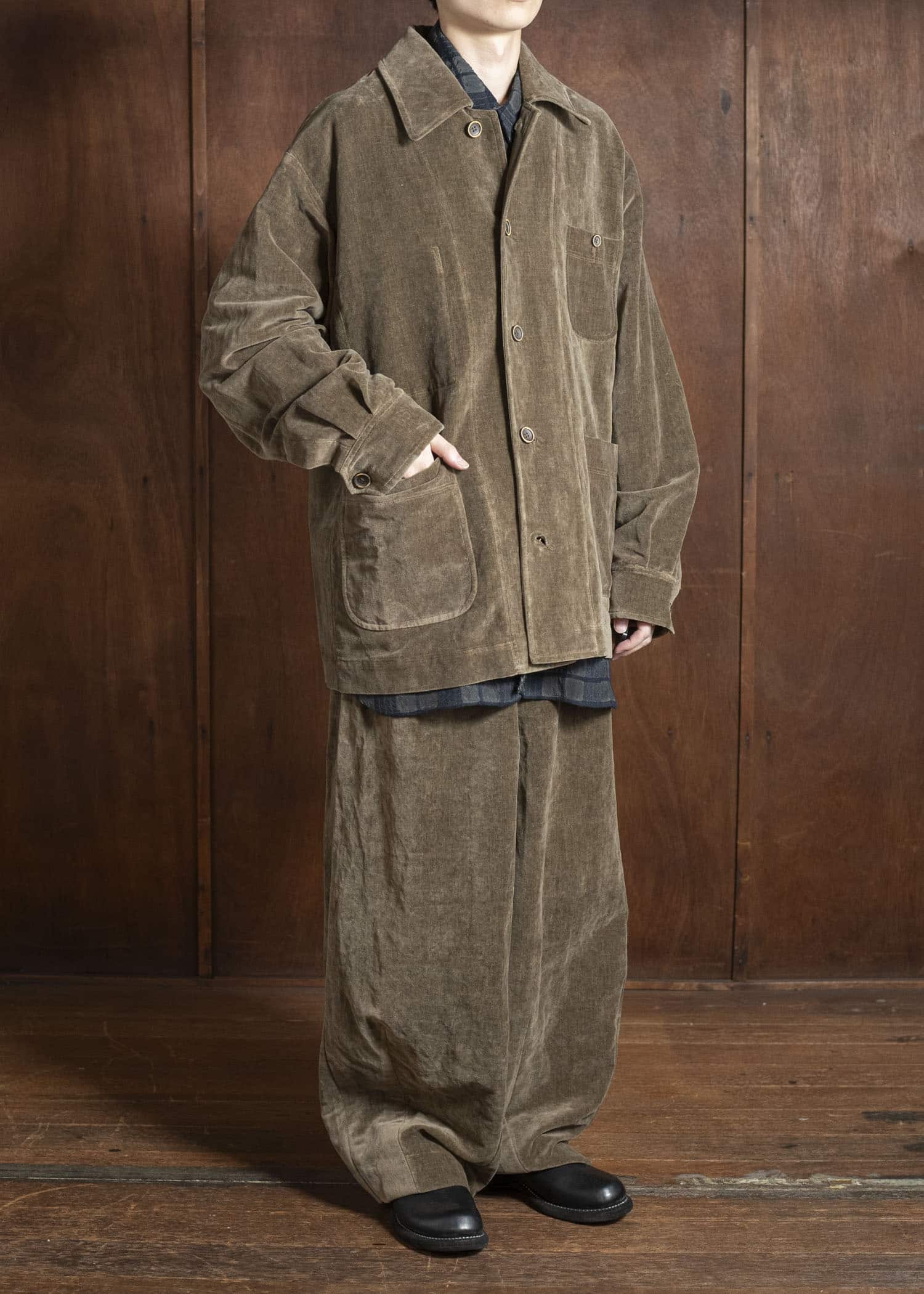 UMA WANG UM3542 PRUDENT PANTS uw240 - mustard