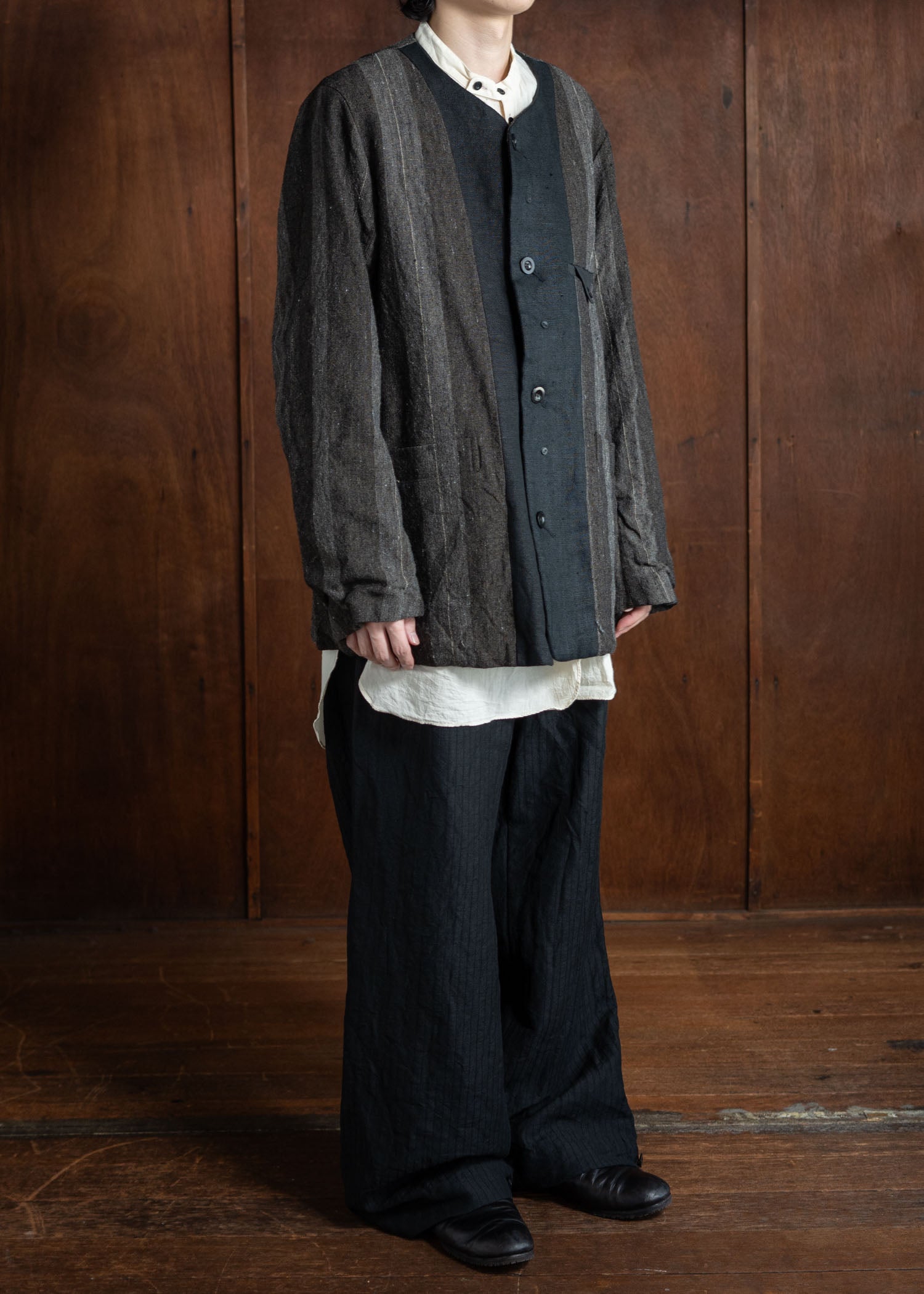 KLASICA Verk  Reversible Collar Less Blouson