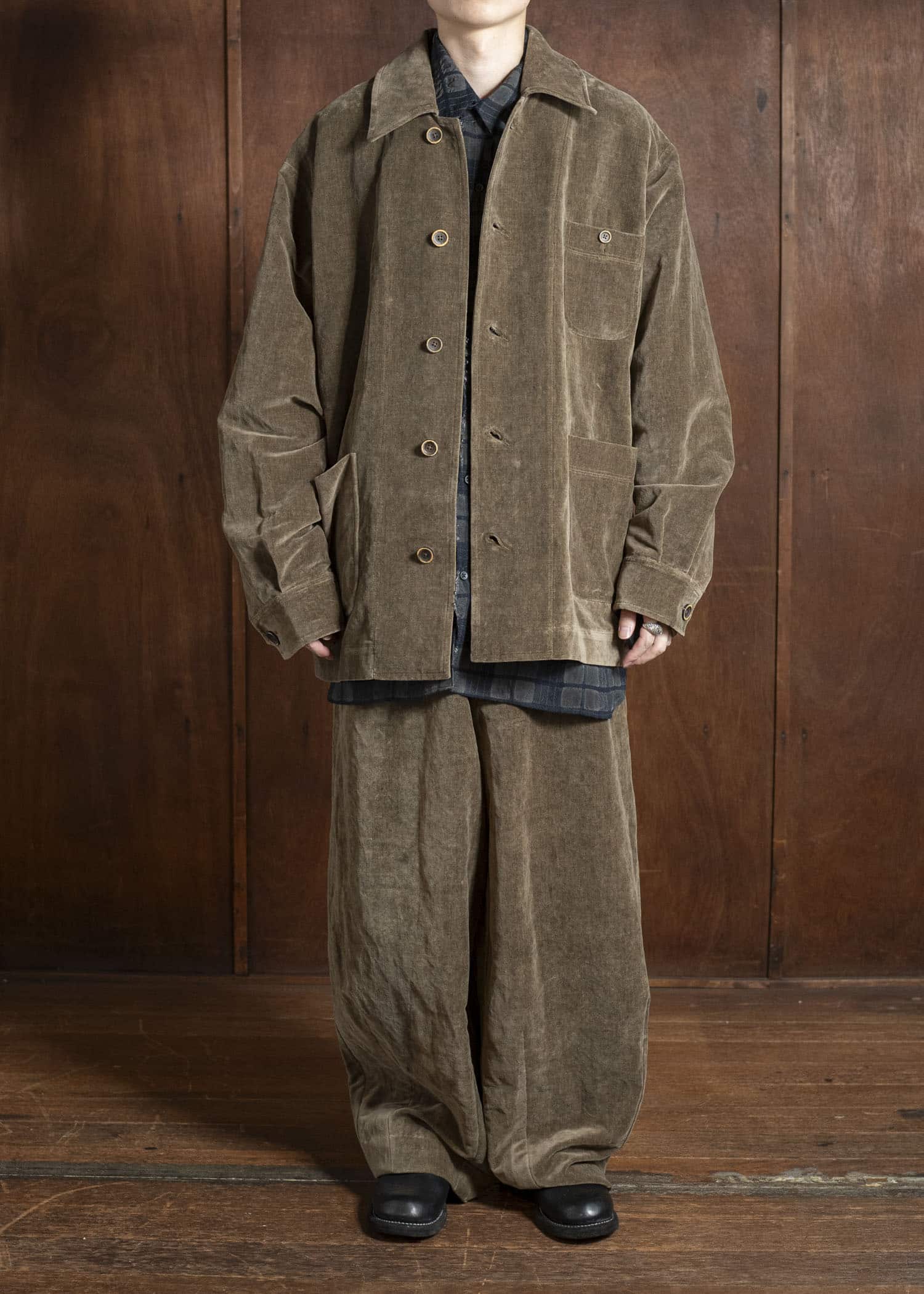 UMA WANG UM3542 PRUDENT PANTS uw240 - mustard