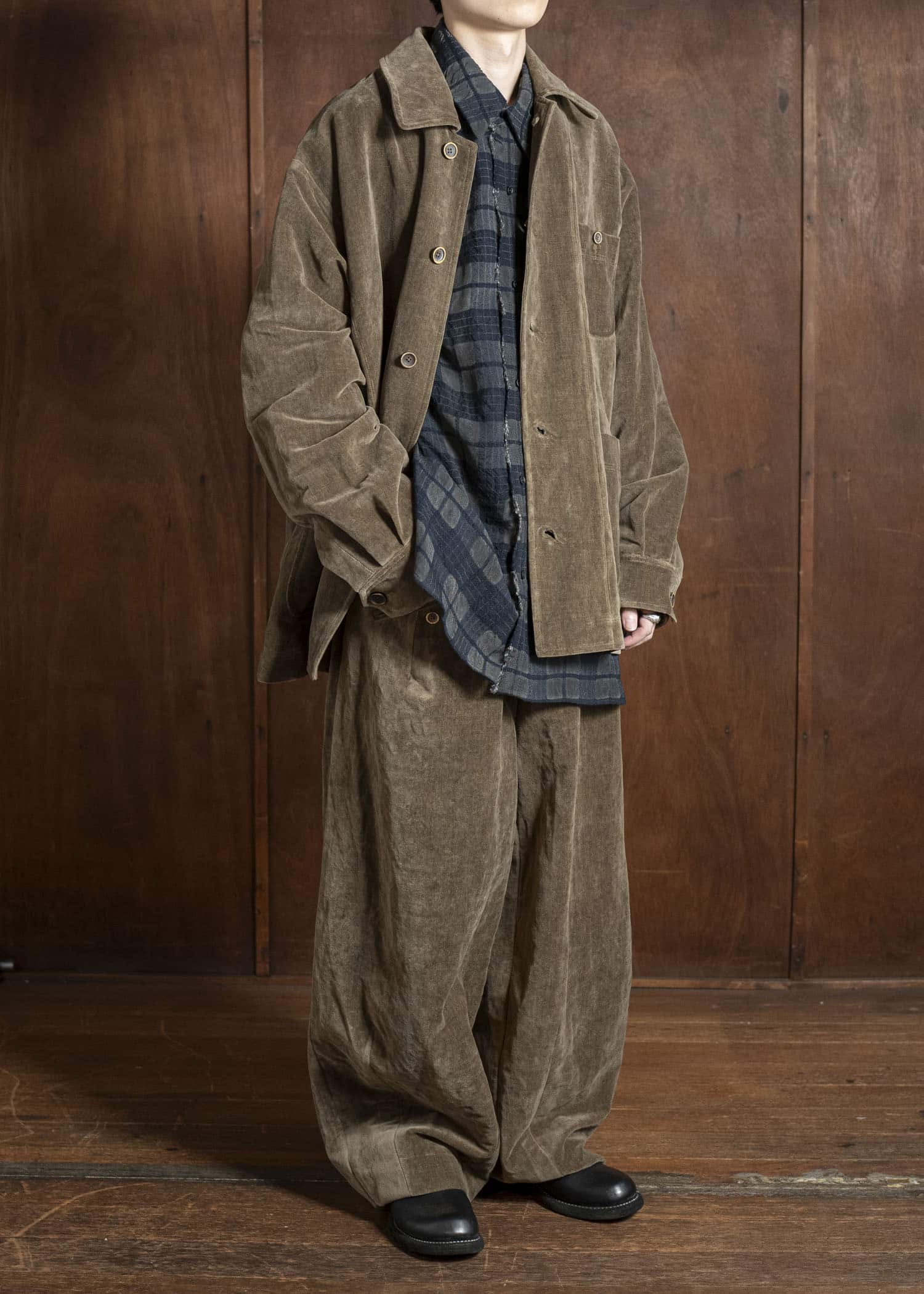 UMA WANG UM3542 PRUDENT PANTS uw240 - mustard