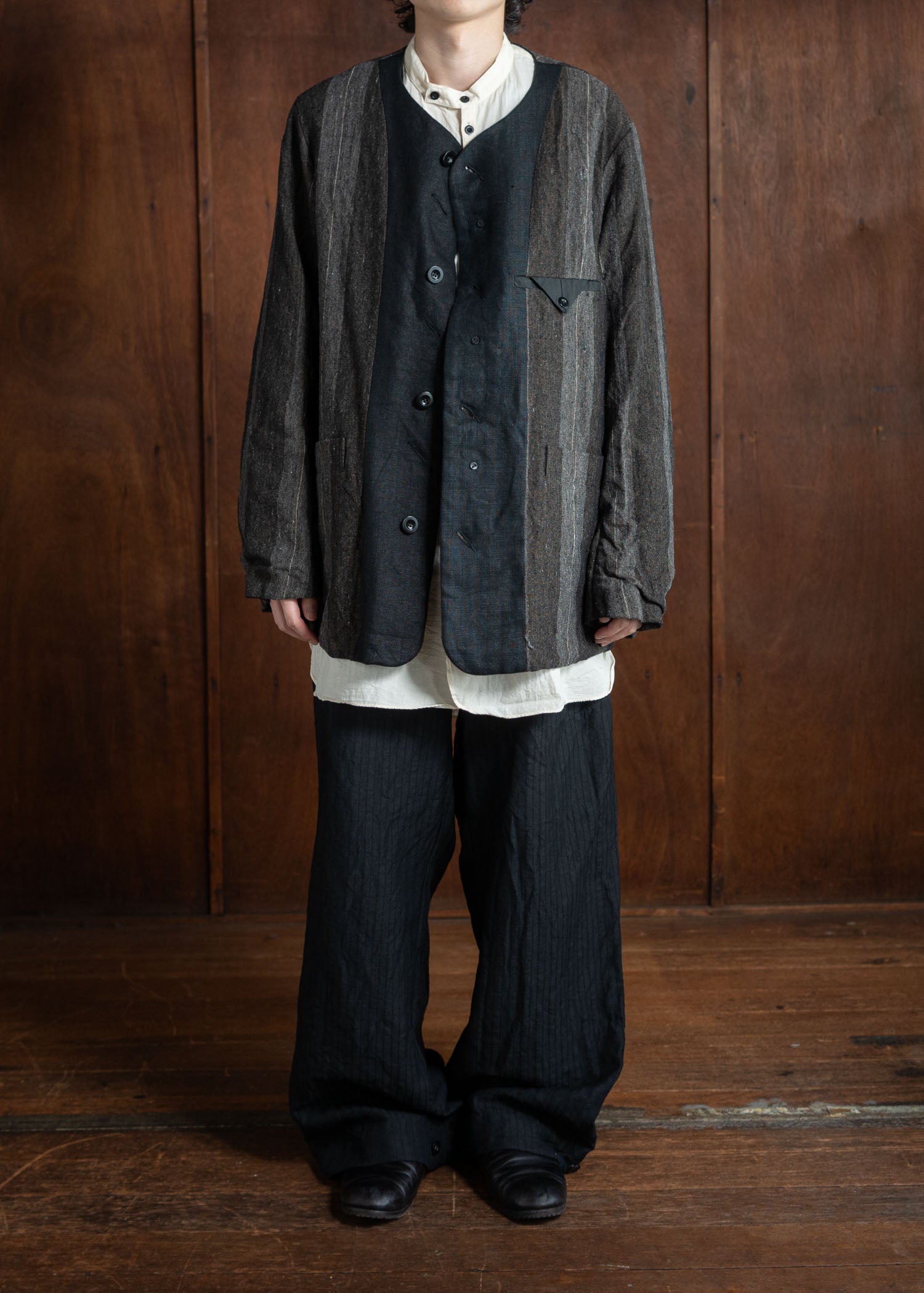 KLASICA Verk  Reversible Collar Less Blouson