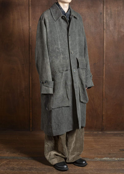 UMA WANG UM8522 COOLLY COAT uw890 - dark grey