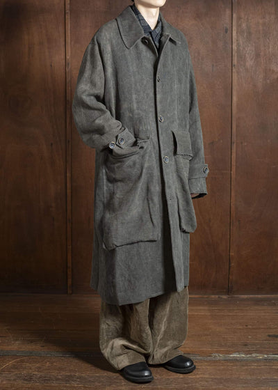 UMA WANG UM8522 COOLLY COAT uw890 - dark grey