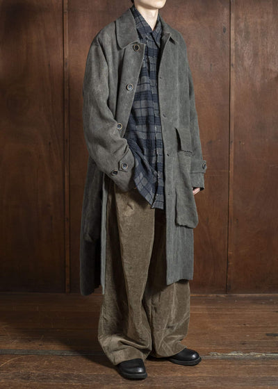 UMA WANG UM8522 COOLLY COAT uw890 - dark grey