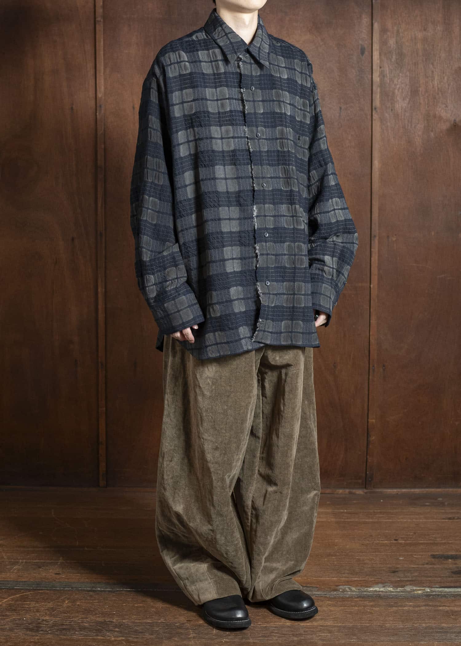 UMA WANG UM1503 TAB TOP uw083 - grey/blue