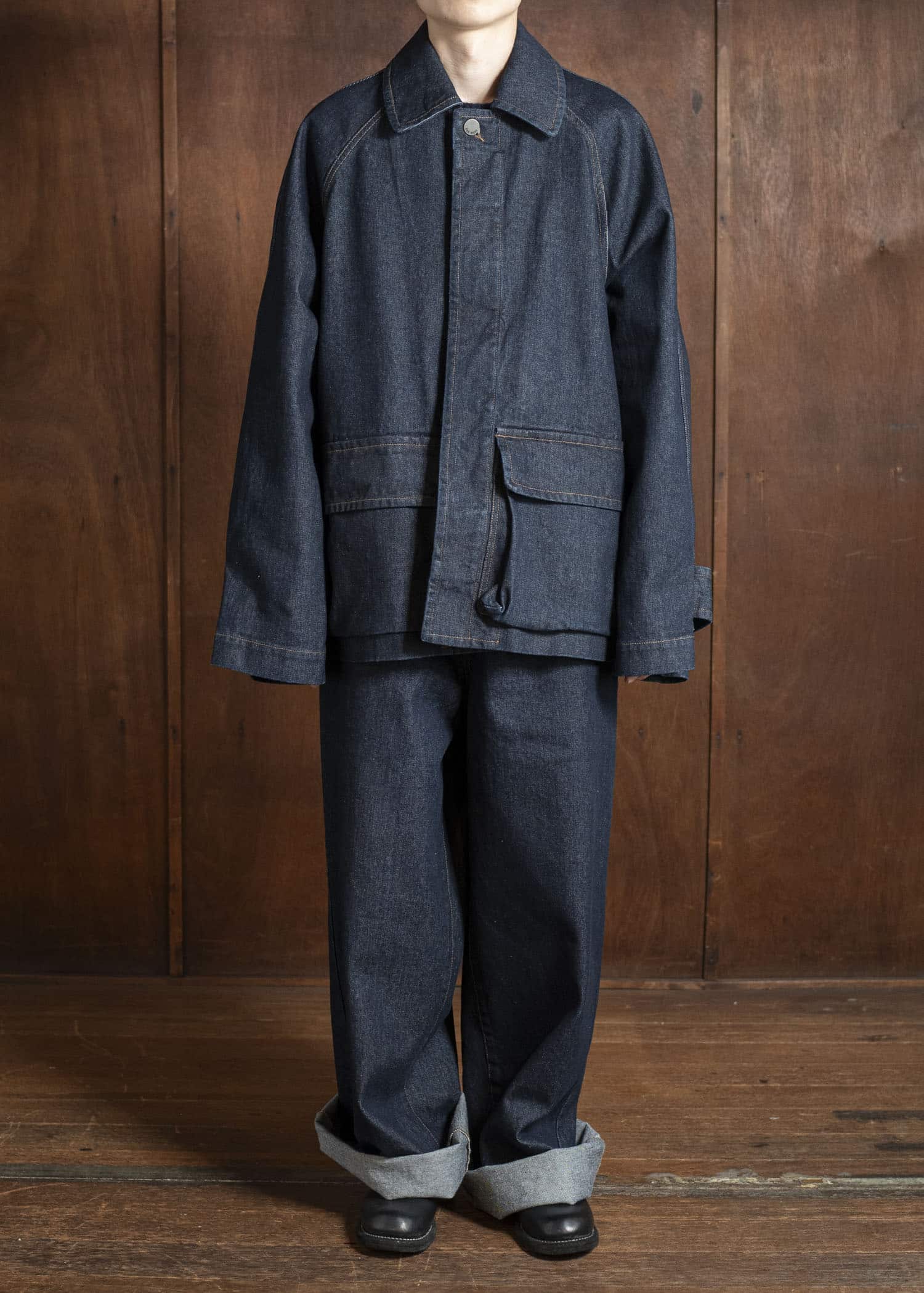 UMA WANG UM3537 POD PANTS uw300 - blue