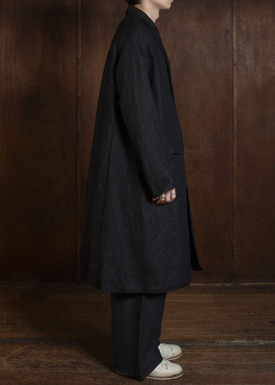 KLASICA PHILIA-db 10B CLASSIC RAGLAN COAT BLACK