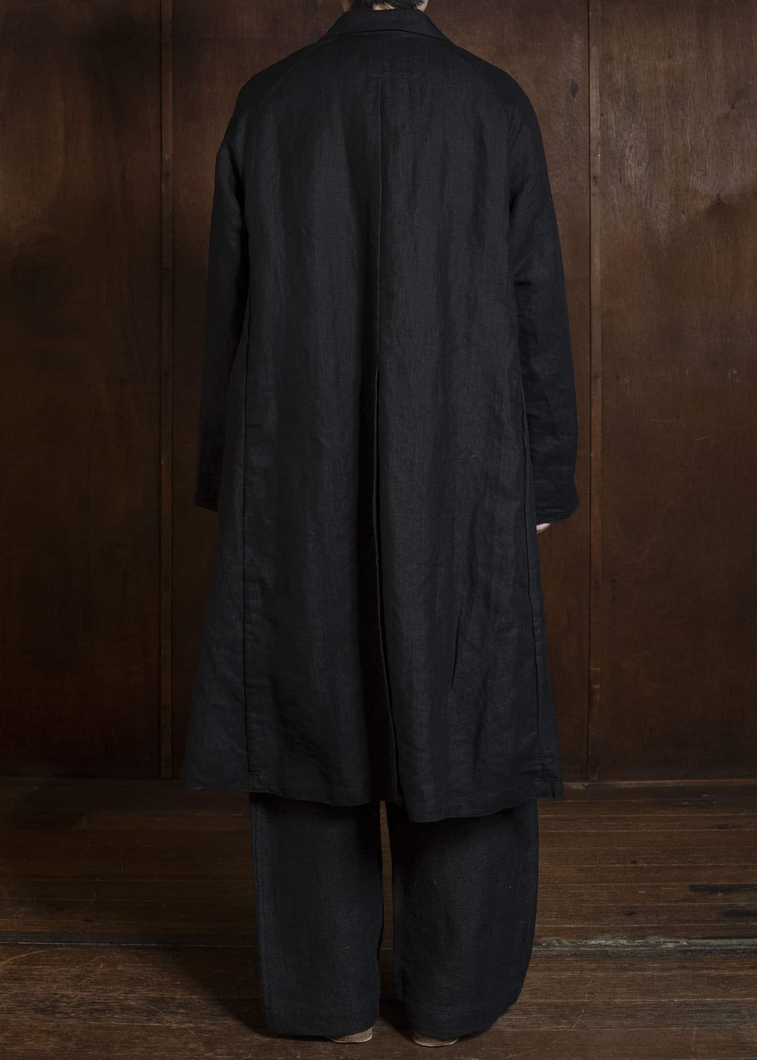 KLASICA PHILIA-db 10B CLASSIC RAGLAN COAT BLACK