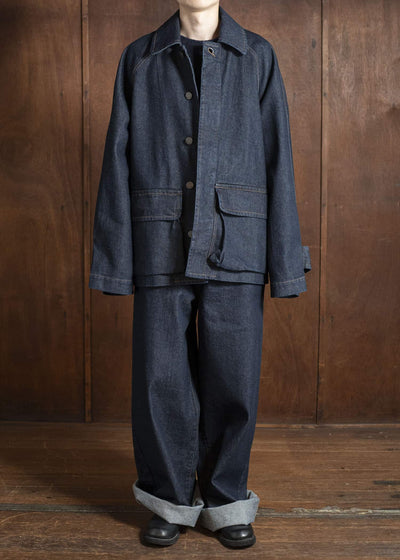 UMA WANG UM3537 POD PANTS uw300 - blue