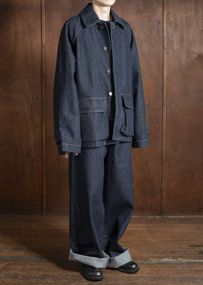 UMA WANG UM3537 POD PANTS uw300 - blue