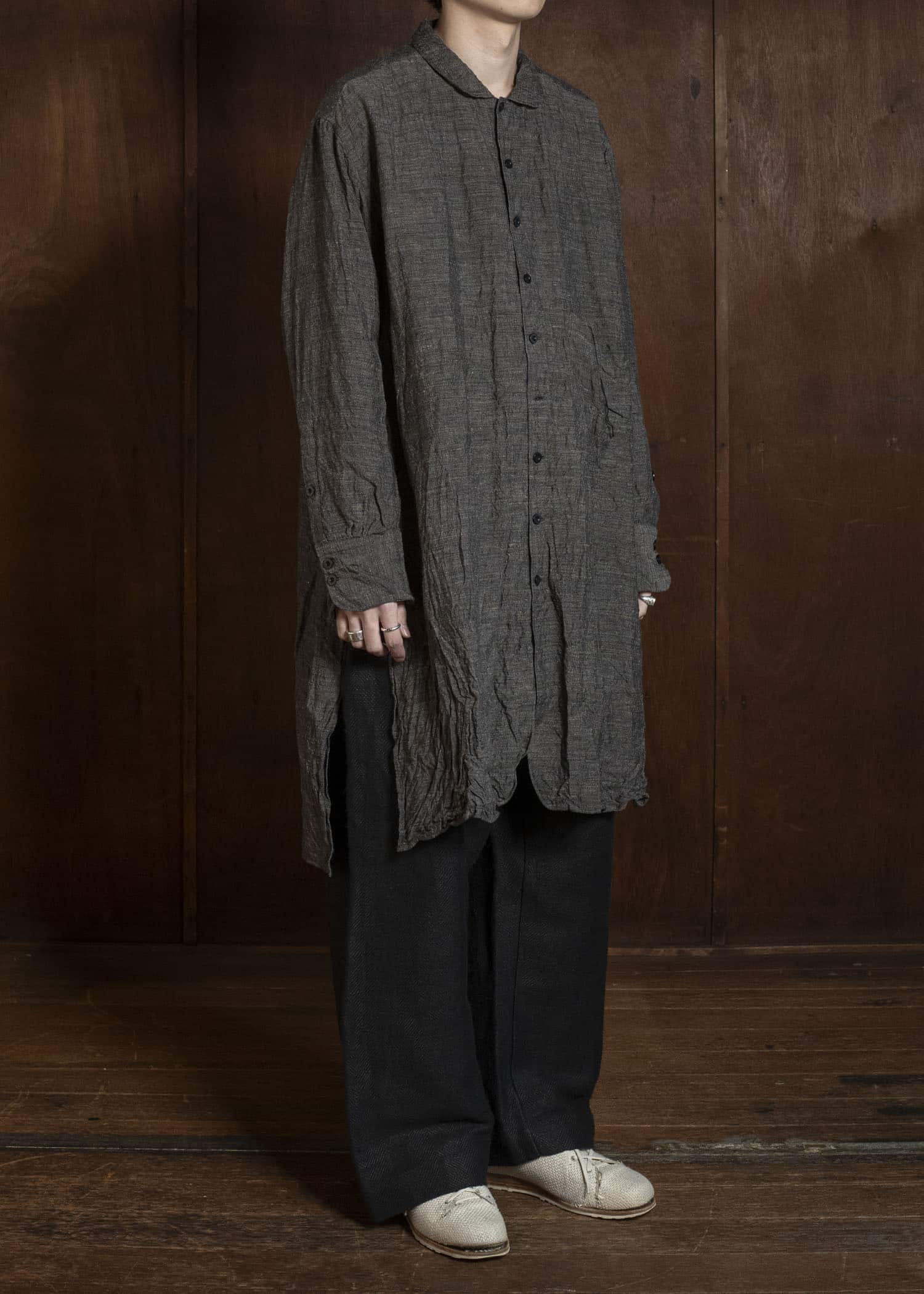 KLASICA SH-050 SQUARE TAIL LONG SHIRTS BROWN