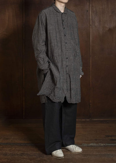 KLASICA SH-050 SQUARE TAIL LONG SHIRTS BROWN