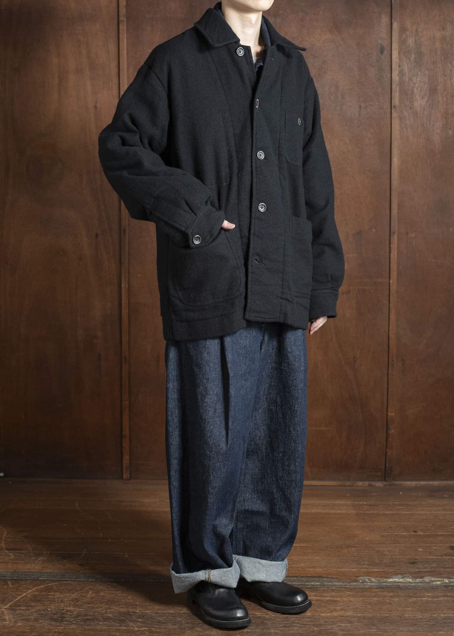 UMA WANG UM6556 JINN JKT uw900 - black