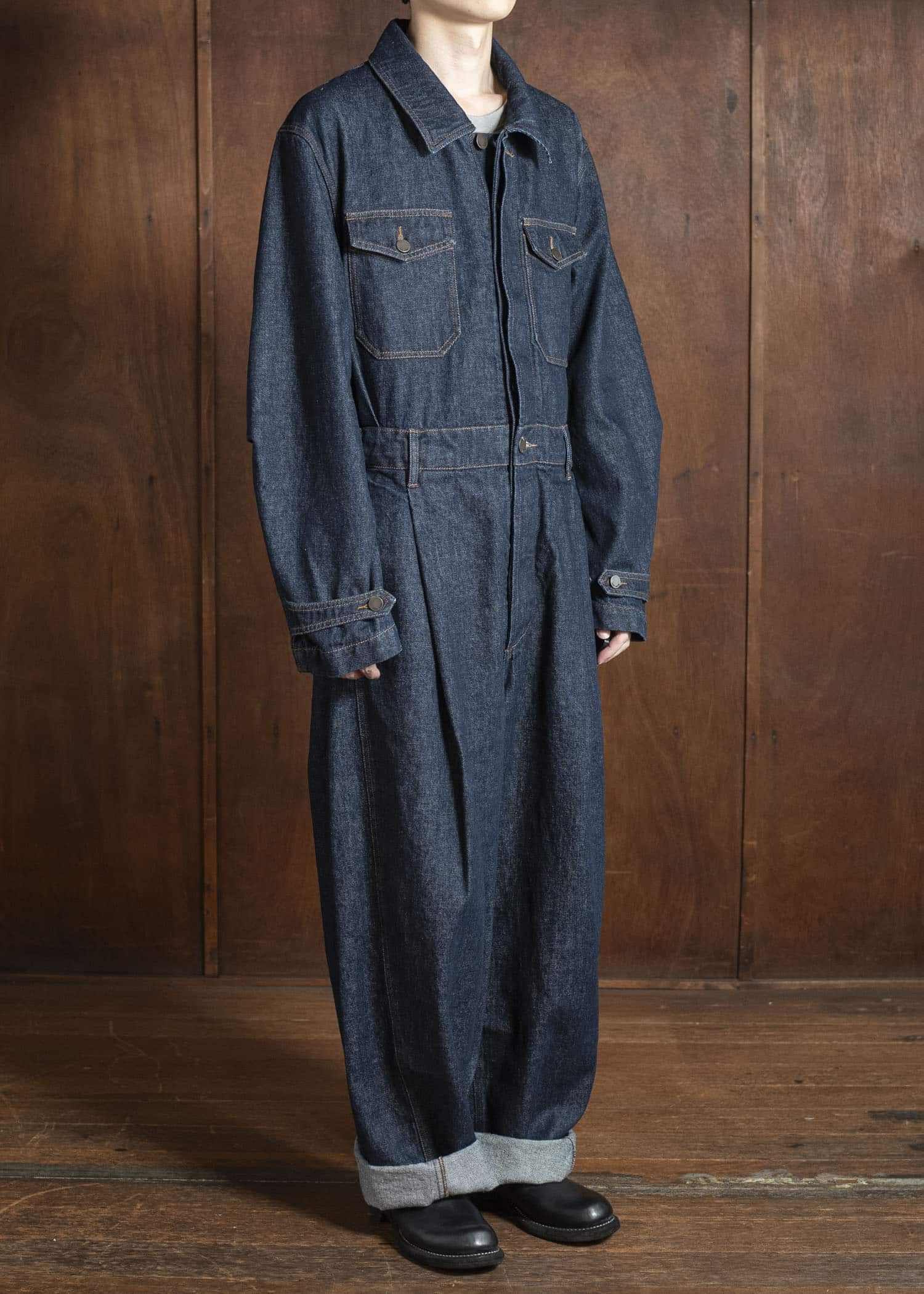 UMA WANG UM3526 PAT PANTS uw300 - blue