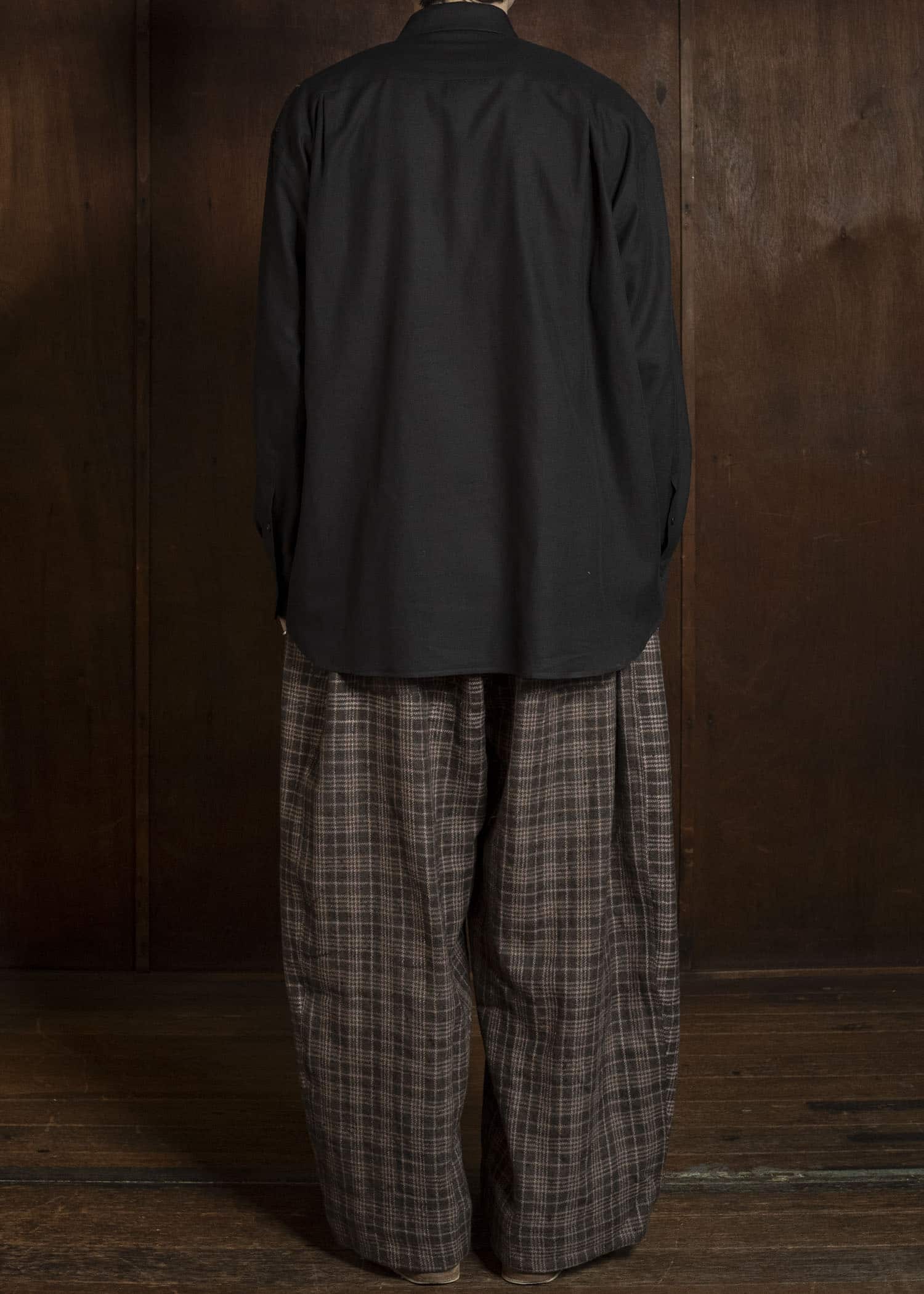 Gathering Textiles Fisherman Pants Brown Red Cheks FIP01-FW-CG