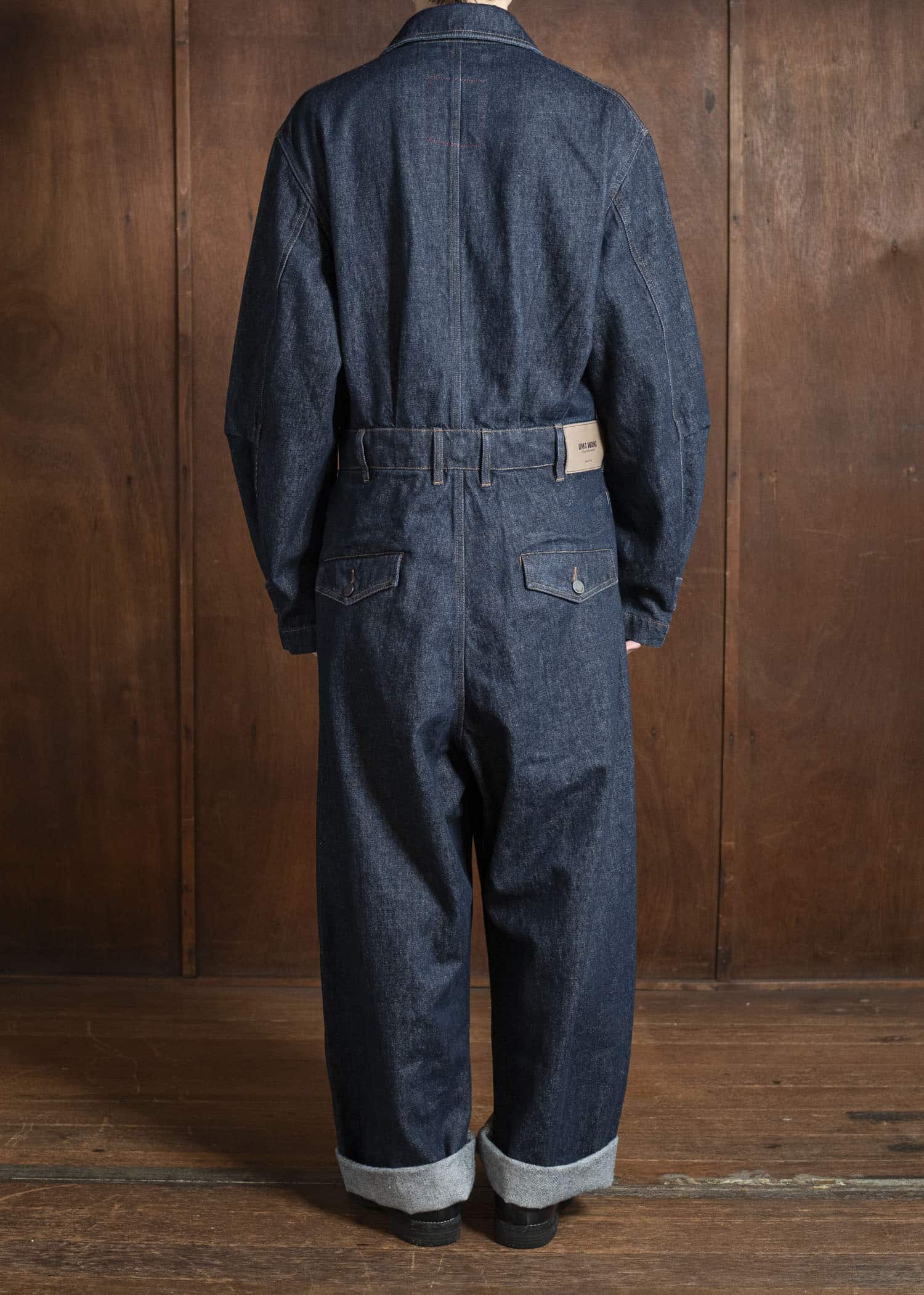 UMA WANG UM3526 PAT PANTS uw300 - blue