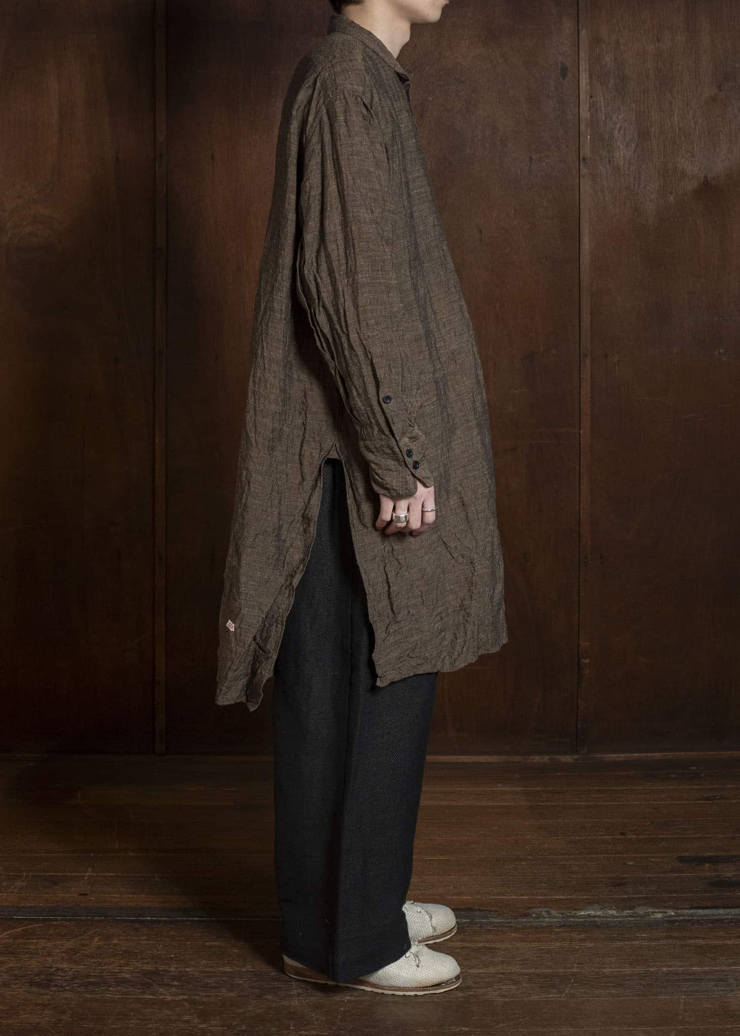 KLASICA SH-050 SQUARE TAIL LONG SHIRTS SAFRON