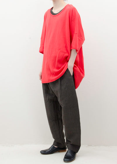 JAN-JAN VAN ESSCHE ""TEE#73""POPPY PANCAKE COTTON JERSEY