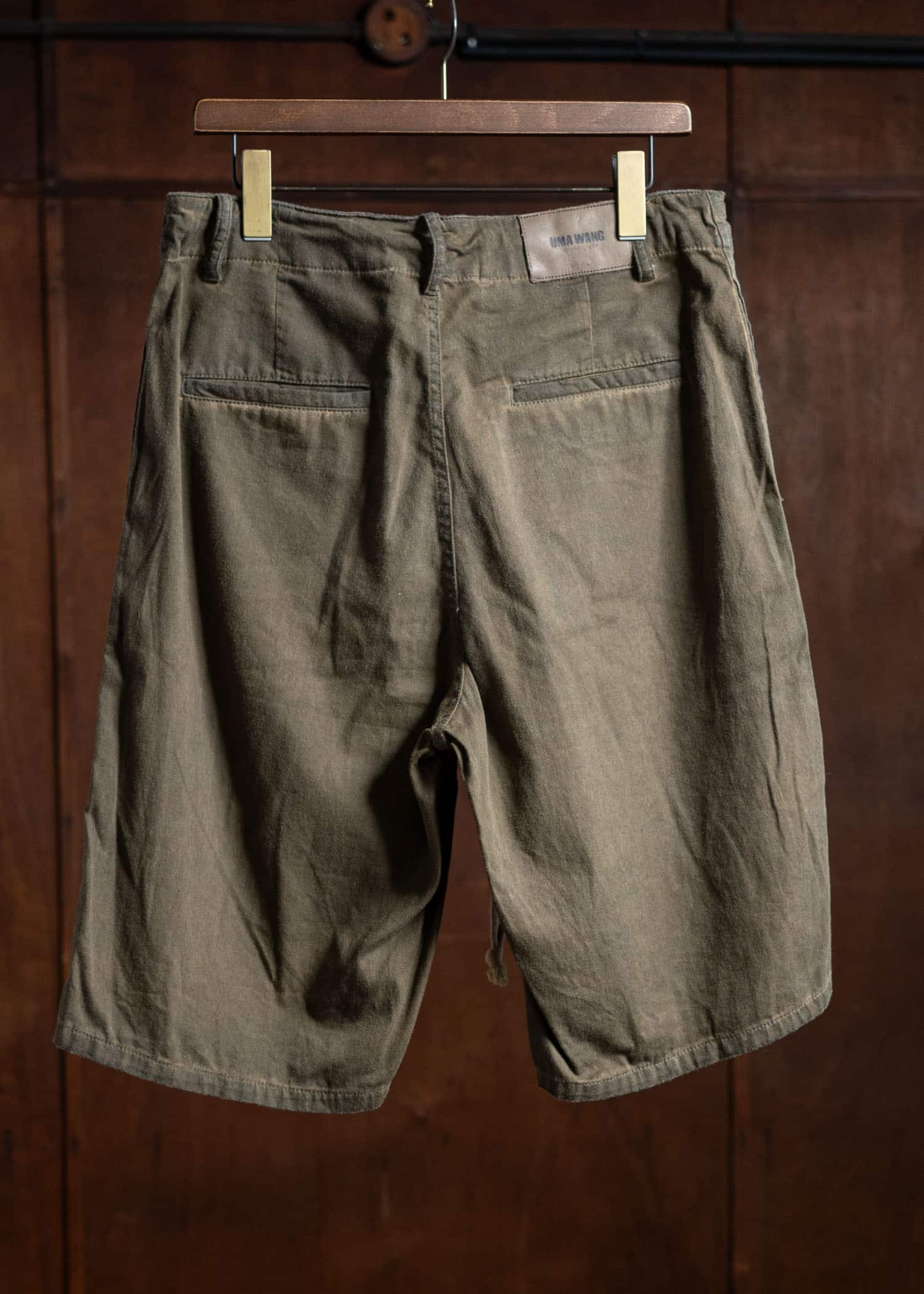 UMA WANG 22SS Overdyed Short Pants