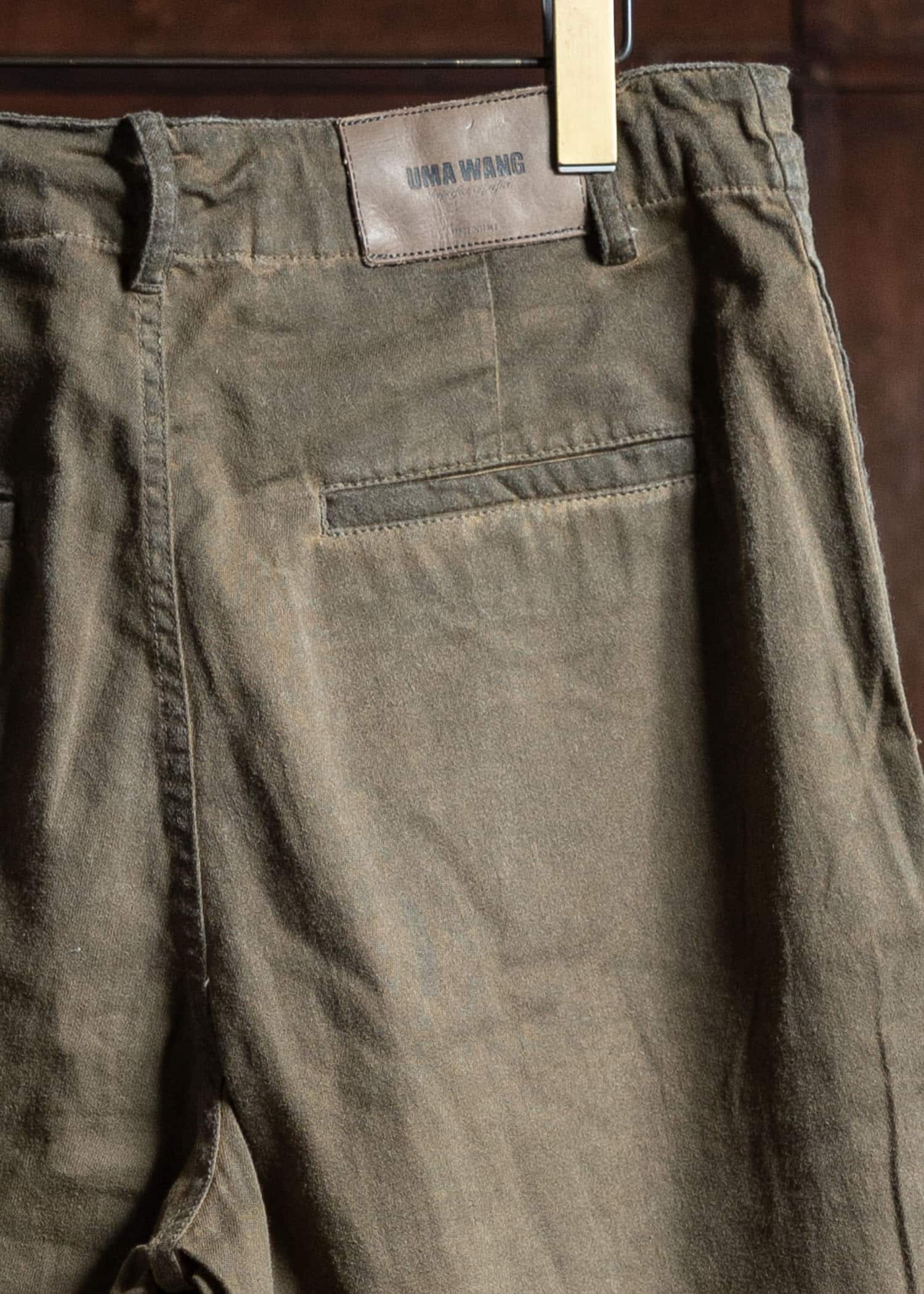 UMA WANG 22SS Overdyed Short Pants