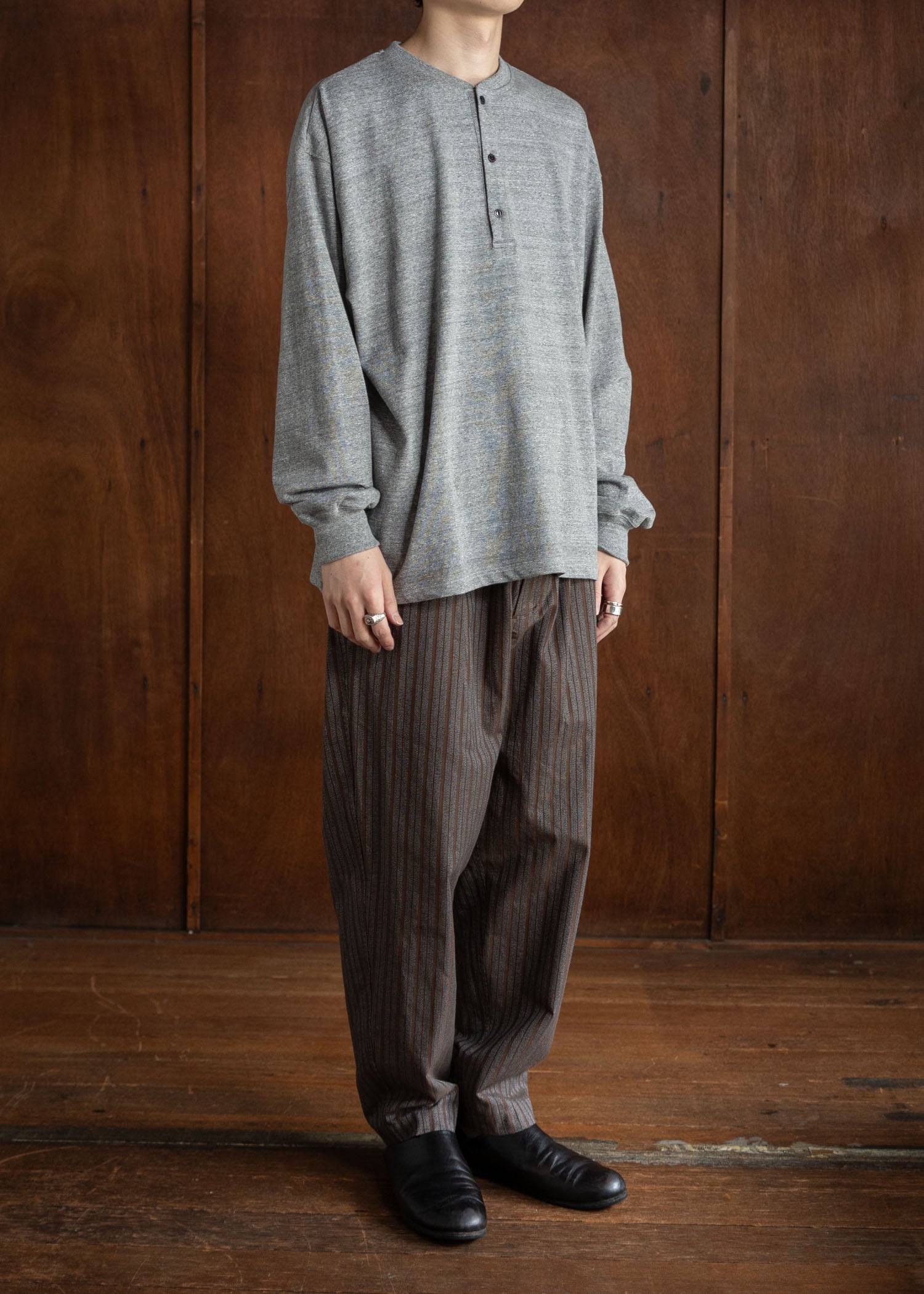 YOKO SAKAMOTO CLASSIC TAPERD TROUSERS