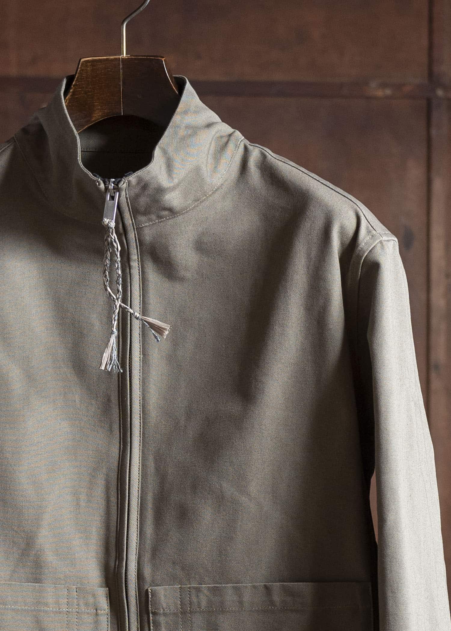 DIOMENE SID ZIP-UP SHIRT JACKET 04 CANTEEN DDM-CL - 0016 / DDM CANVAS2