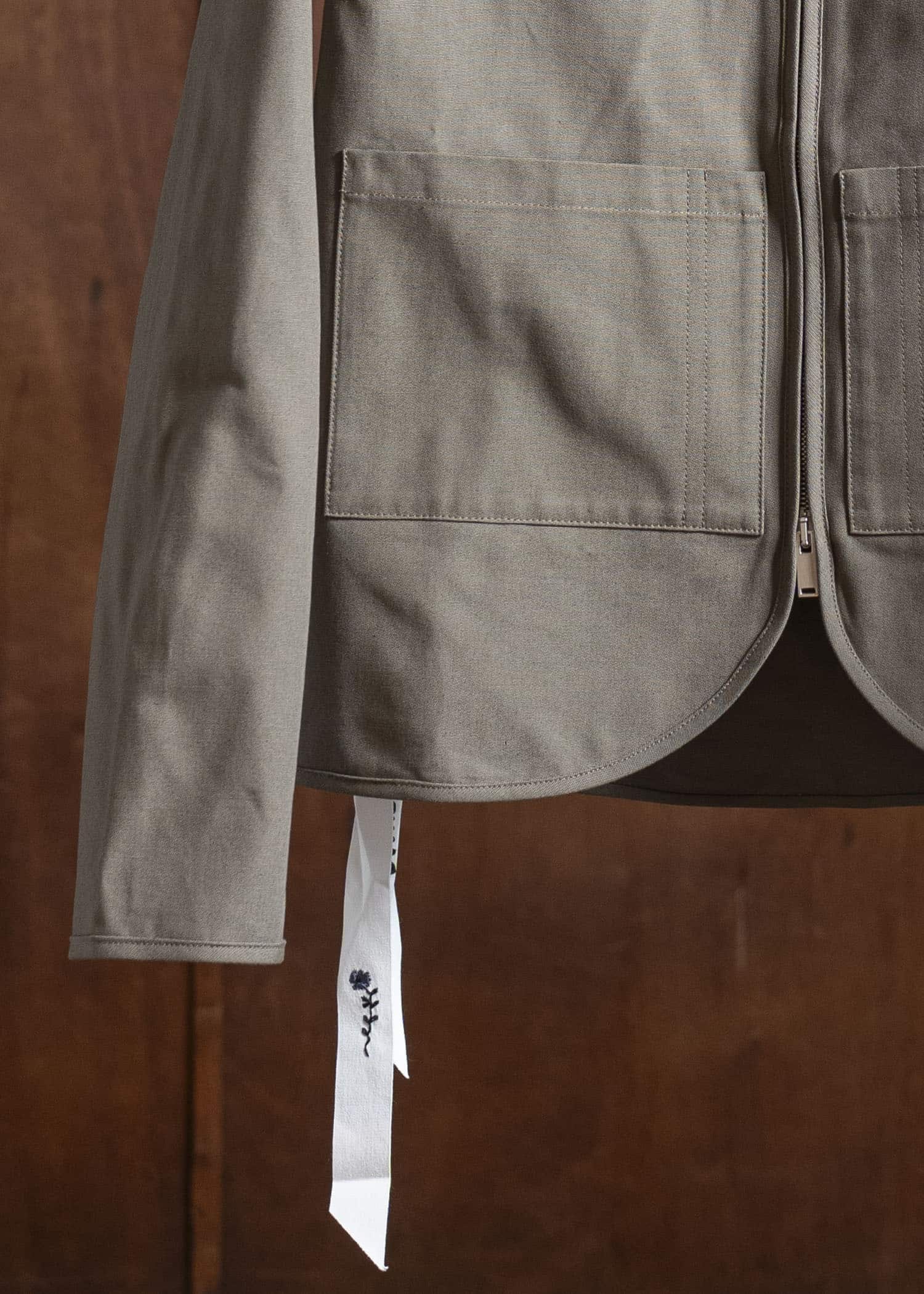 DIOMENE SID ZIP-UP SHIRT JACKET 04 CANTEEN DDM-CL - 0016 / DDM CANVAS2