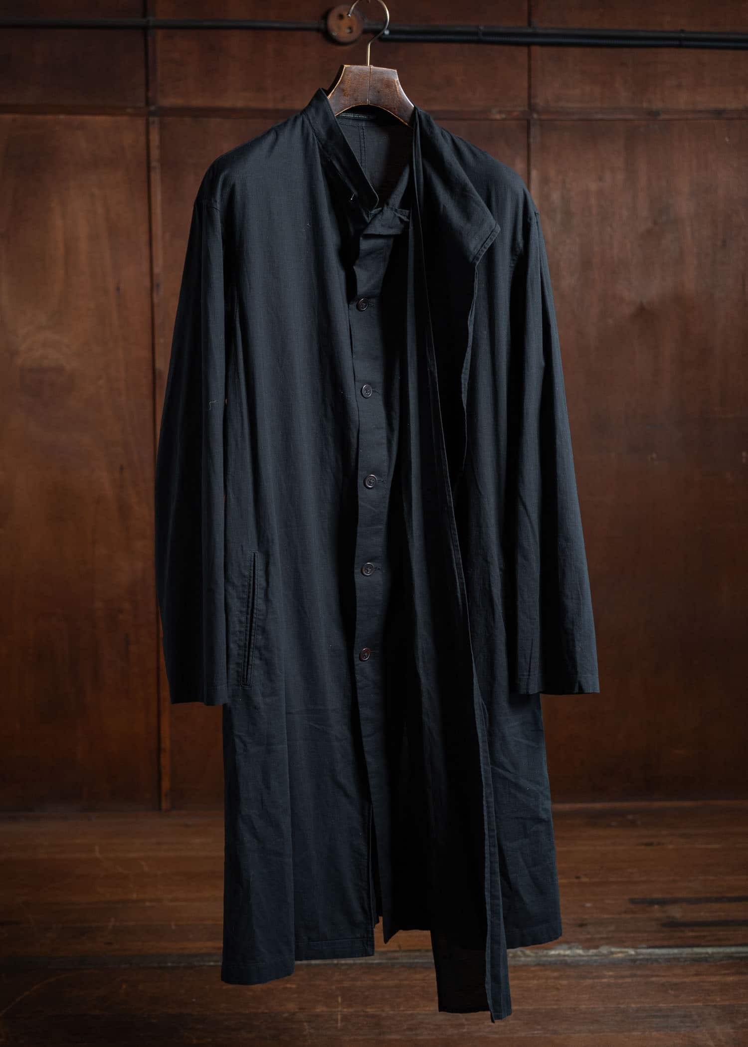 YOHJI YAMAMOTO POUR HOMME  17SS Stole Docking Shirt