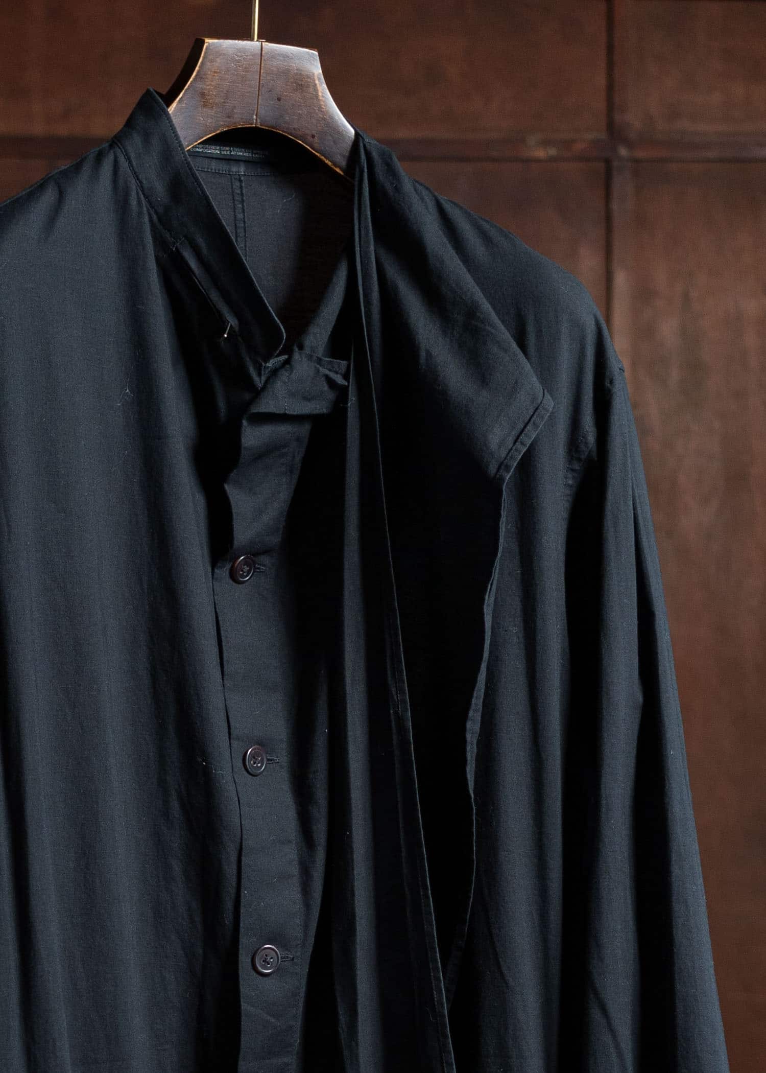 YOHJI YAMAMOTO POUR HOMME  17SS Stole Docking Shirt