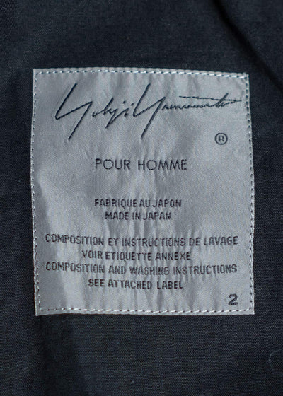 YOHJI YAMAMOTO POUR HOMME 17SS Stole Docking Shirt