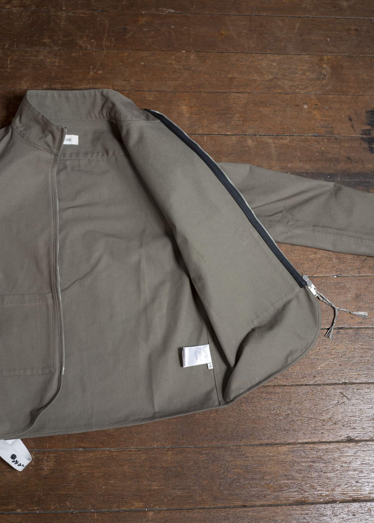 DIOMENE SID ZIP-UP SHIRT JACKET 04 CANTEEN DDM-CL - 0016 / DDM CANVAS2