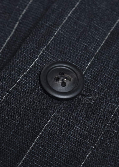 DSECOND Cotton Wool Polyamide Striped Work Jacket