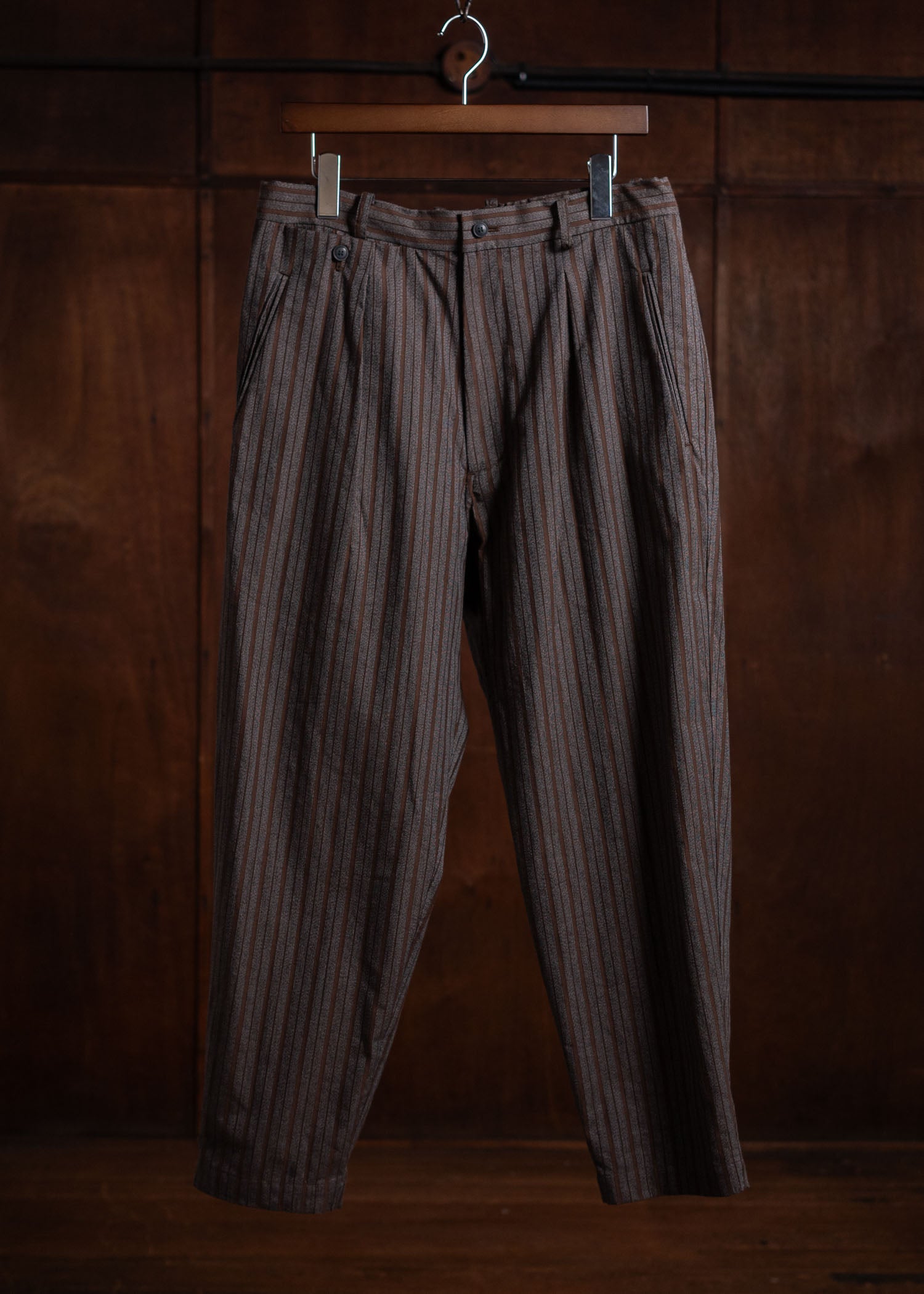 YOKO SAKAMOTO CLASSIC TAPERD TROUSERS