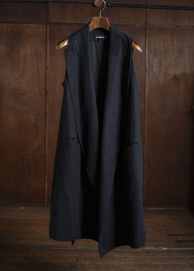 ANN DEMEULEMEESTER Sleeveless Wool Coat