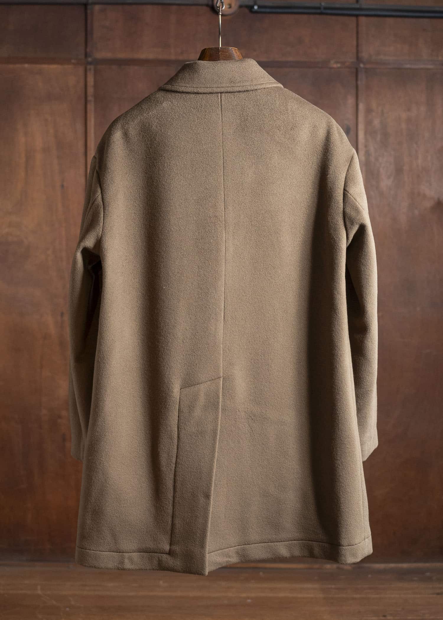 DIOMENE CALEB DOUBLE BREASTED COAT 10 RAW UMBER DDM-CP - 0013 / DDM GIULIA