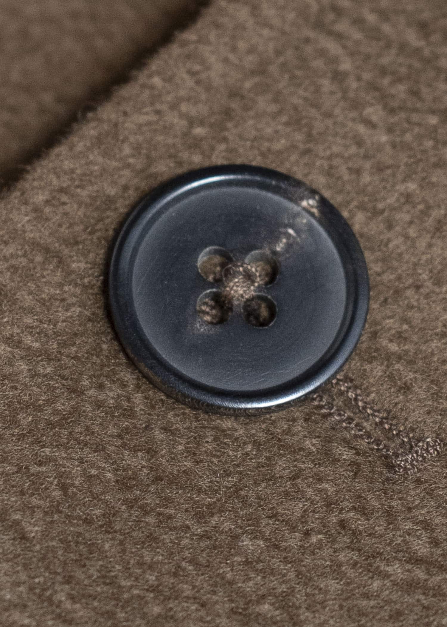 DIOMENE CALEB DOUBLE BREASTED COAT 10 RAW UMBER DDM-CP - 0013 / DDM GIULIA