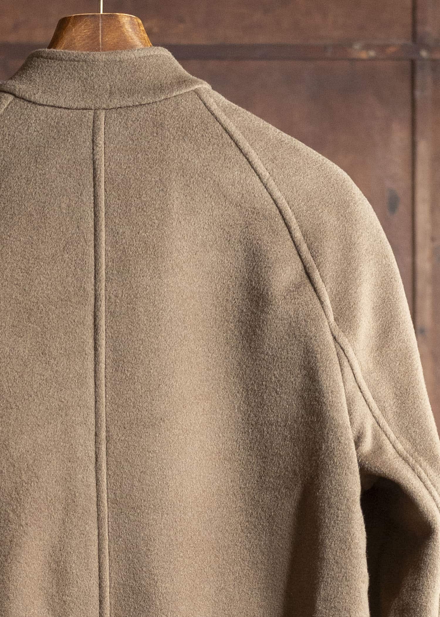 DIOMENE CEDRICSTAND COLLAR COAT 10 RAW UMBER DDM-CP - 0014 / DDM GIULIA