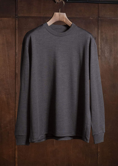 YOKO SAKAMOTO YS-26AW-93- BROWN Crew Neck Pullover BROWN