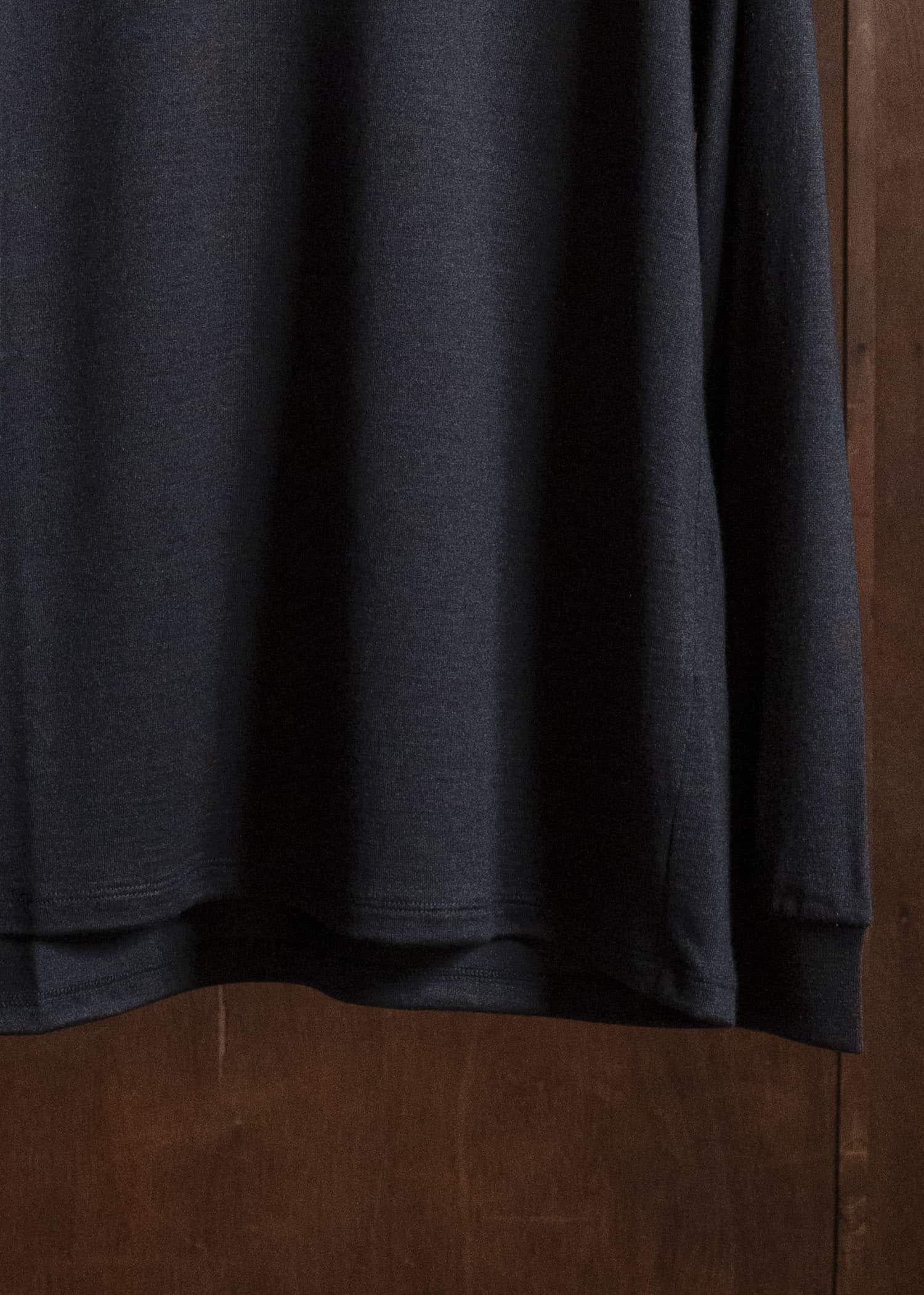 YOKO SAKAMOTO YS-26AW-93-BLACK Crew Neck Pullover BLACK