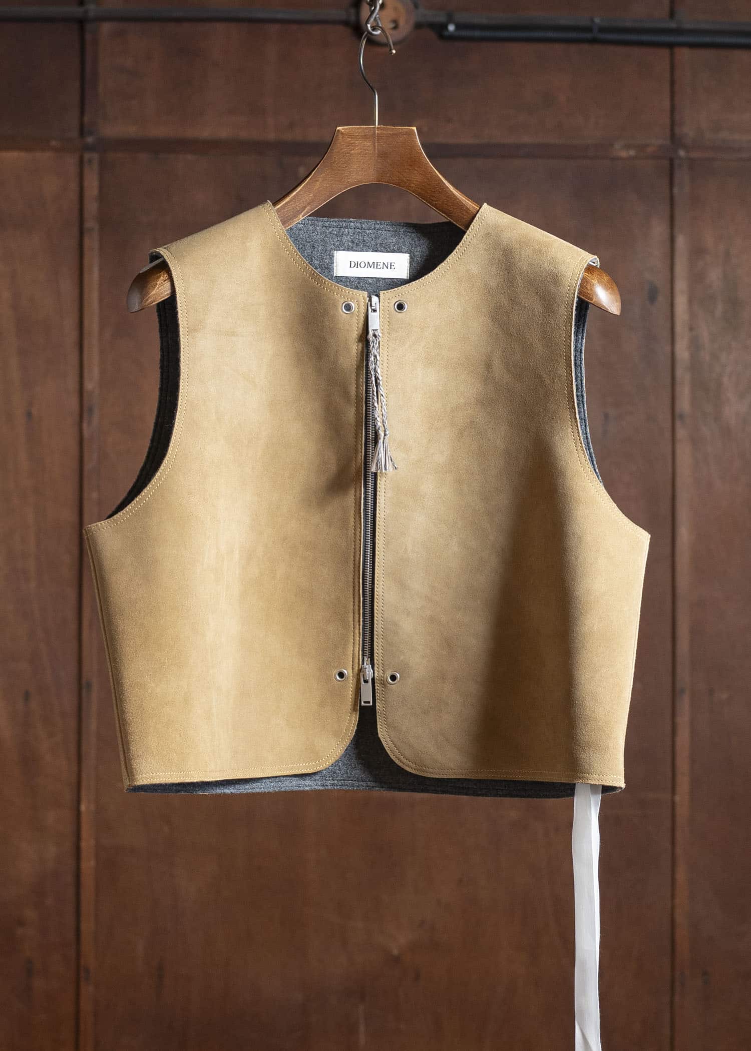 DIOMENE WAYNE LEATHER WAISTCOAT 06 COPPER DDM-GL - 0007 / DDM PELLE