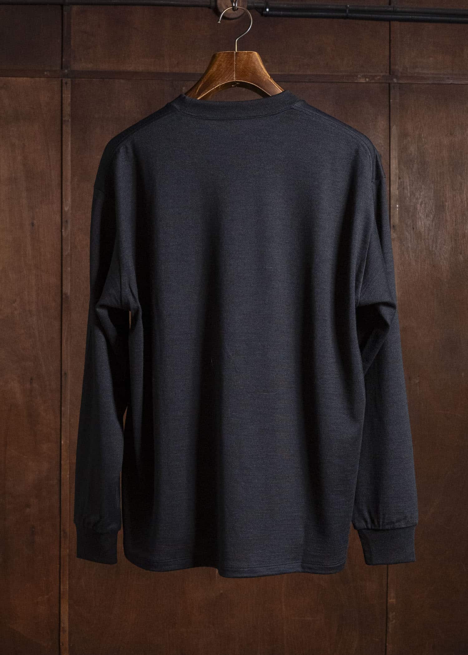 YOKO SAKAMOTO YS-26AW-93-BLACK Crew Neck Pullover BLACK